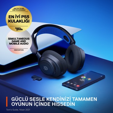 SteelSeries Arctis Nova 7p Kablosuz Playstation Konsol Kulaklığı - Görsel 3