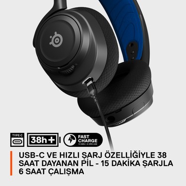 SteelSeries Arctis Nova 7p Kablosuz Playstation Konsol Kulaklığı - Görsel 6