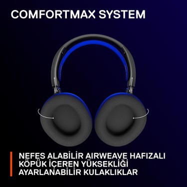 SteelSeries Arctis Nova 7p Kablosuz Playstation Konsol Kulaklığı - Görsel 8
