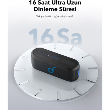 Anker Soundcore Select 2 S Kablosuz Bluetooth Hoparlör - 16 Saat Çalma Süresi - IPX7 - Siyah - A3171 (Anker Türkiye Garantili) - Görsel 3