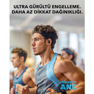 Anker Soundcore Sport X20 Kancalı Kulak İçi Sporcu Kulaklıkları - Siyah - A3968 (Anker Türkiye Garantili) - Görsel 5
