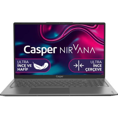 Casper Nirvana X650 i7-13620H 16GB 1TB SSD 15.6" Freedos Laptop X650.1362-BF00X-G-F