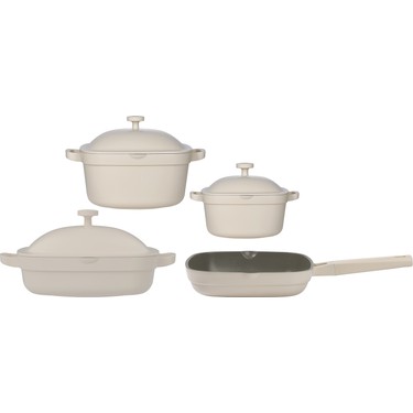 Emsan White Stone 7 Parça Tencere Seti - Görsel 5