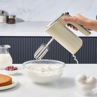 Homend Artfood El Mikseri 350 Watt Güçlü Performanslı Krem Renkli 2 Kademeli Hız Ayarı 2025h