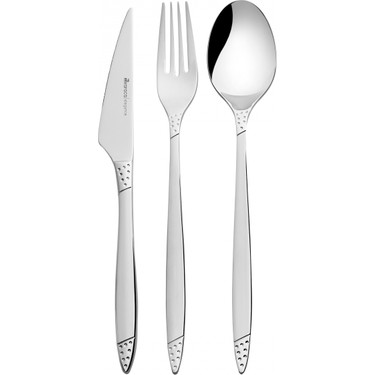 Karaca Bore Elegance 36 Parça 6 Kişilik Çatal Kaşık Bıçak Kutulu - Görsel 3