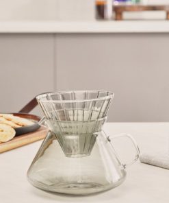 Karaca Winx Borosilikat Cam Dripper/Filtre Kahve Demleme Ekipmanı Gri 650 ML