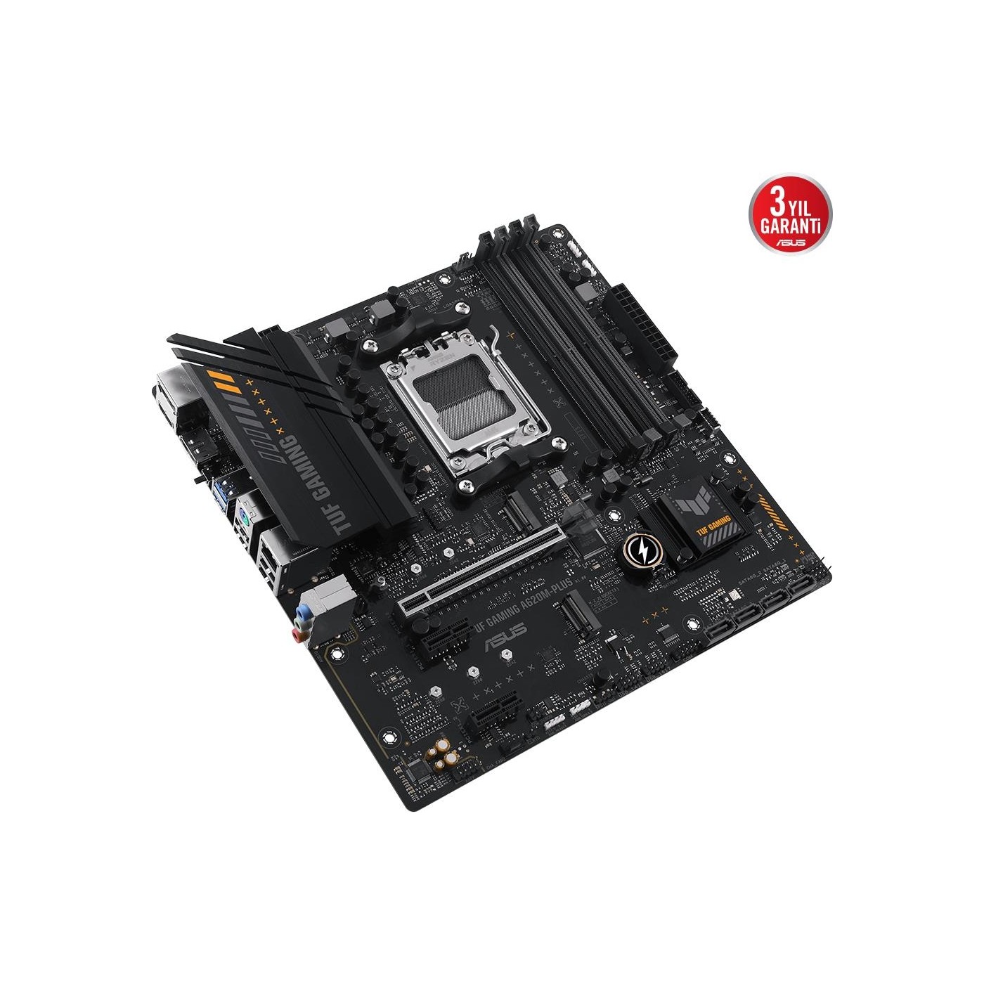 Asus TUF GAMING A620M-PLUS WIFI Anakart DDR5 HDMI M.2 MATX AM5 - Görsel 5