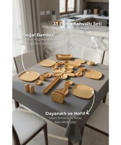 Alternative view of Bambum İkon 33 Parça 4 Kişilik Bambu Kahvaltı Takımı