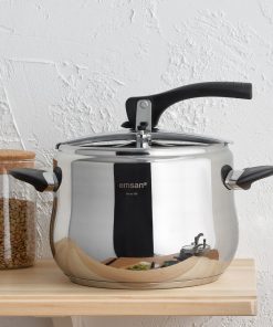 Emsan Burcu 8 Lt Paslanmaz Çelik Düdüklü Tencere