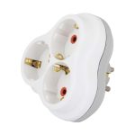 Nilson Quattro Golyad Üçlü Priz - Beyaz