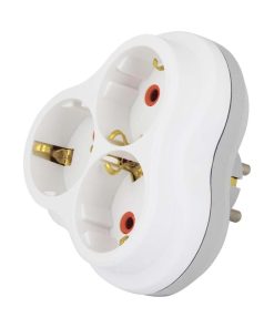 Nilson Quattro Golyad Üçlü Priz - Beyaz