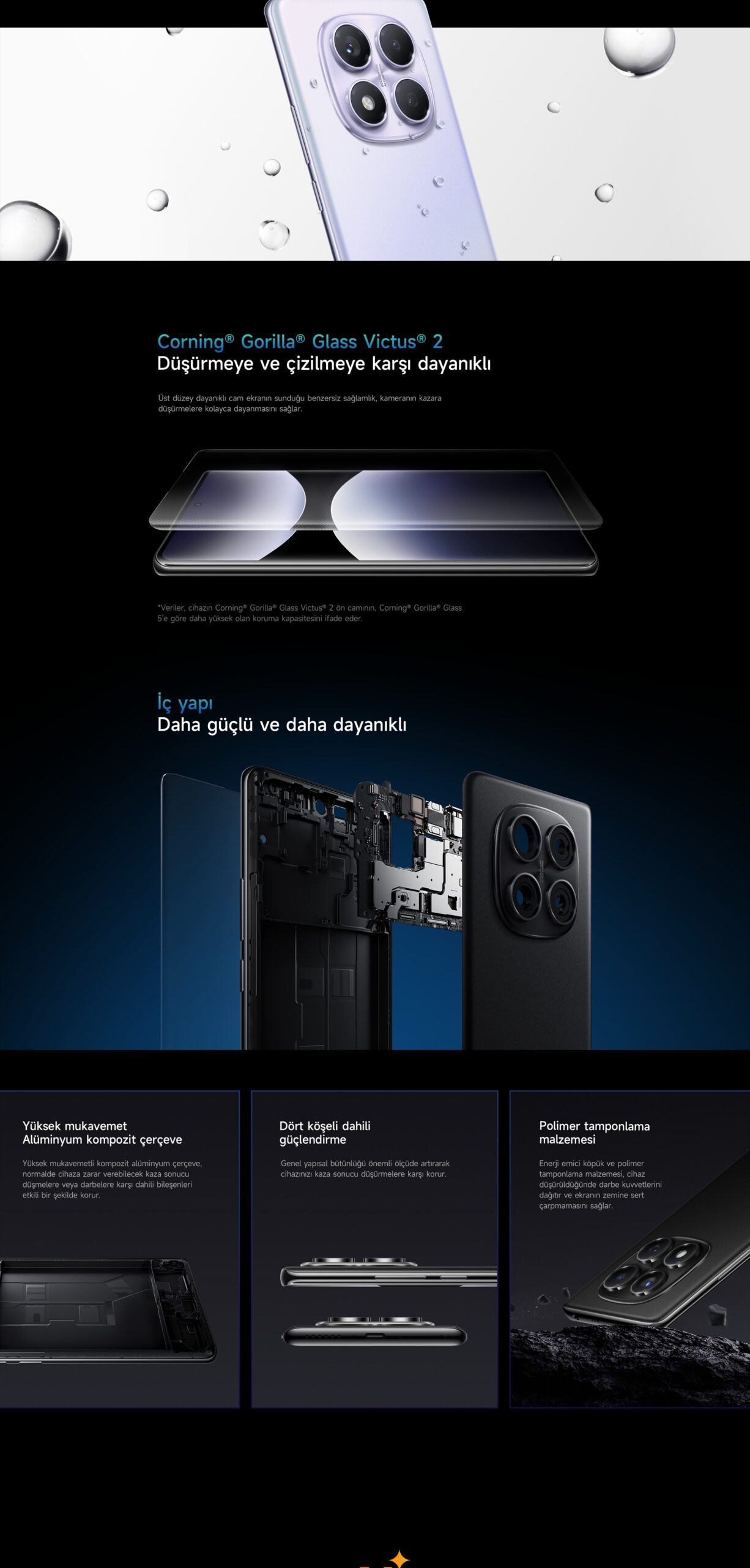 Xiaomi REDMI Note 14 Pro 256 GB 8 GB Ram (Xiaomi Türkiye Garantili) Mavi - Görsel 9