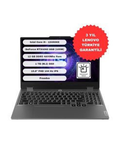Lenovo loq 83GS00PHTR I5-12450HX 12GB 1tb SSD 8gb Rtx 4060 105W 15.6″ Freedos Gaming (Oyuncu) Notebook