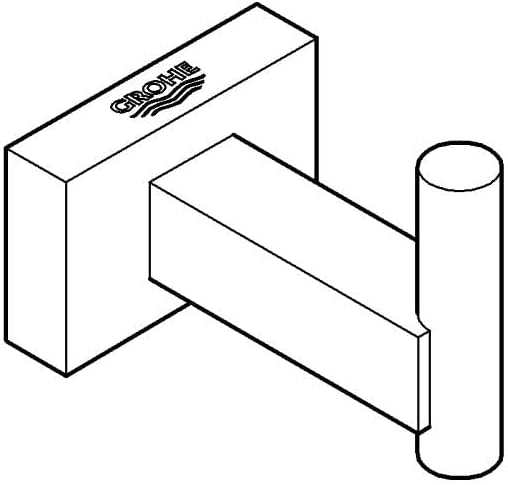 Grohe Eurocube Bornoz Askısı Banyo Aksesuarı - 40511001 - Görsel 2