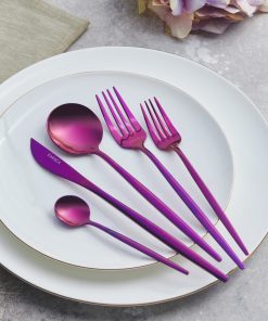 Karaca Orion Purple 30 Parça 6 Kişilik Çatal Kaşık Bıçak Seti