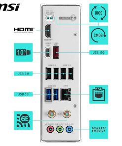 2x M.2 USB 5 Gbs 2.5g Lan Wi-Fi 6e Matx