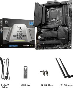 Alternative view of MSI Mag Z790 Tomahawk WIFI DDR5 Intel Z790 Soket 1700 DDR5 7200(OC)MHz ATX Gaming (Oyuncu) Anakart