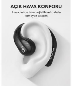 Alternative view of Anker AeroFit Pro Open-Ear Yeni Nesil Kablosuz Kulaklık - LDAC - IPX5 Suya Dayanıklılık - 46 Saat Çalma Süresi-Bluetooth 5.3-Ergonomik -Yüksek Konfor-Uygulama Kontrolü-Beyaz (Anker Türkiye Garantili)