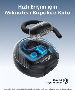 Alternative view of Anker Soundcore V40i Open-Ear Bluetooth Kulaklık - IP55 - 21 Saat Oynatma Süresi - Bluetooth 5.4 - Siyah - A3878 (Anker Türkiye Garantili)