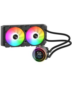 Alternative view of Gamepower Skadi Round 240 ARGB 240 mm İşlemci Sıvı Soğutucu  Am5 ve LGA1700 Uyumlu