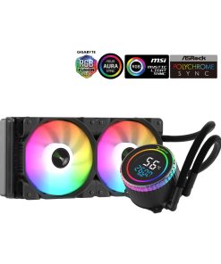 Gamepower Skadi Round 240 ARGB 240 mm İşlemci Sıvı Soğutucu Am5 ve LGA1700 Uyumlu