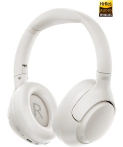Qcy H3 Hybrid Anc Hi-Res Bluetooth 5.4 Kafaüstü Kablosuz Kulaklık Çift Cihaz desteği beyaz