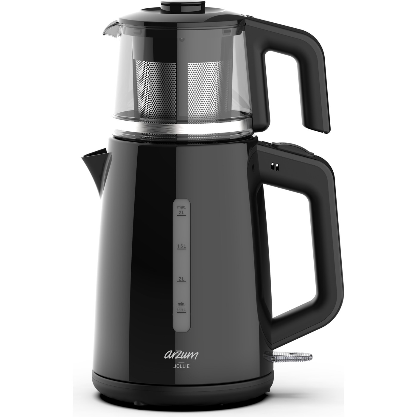 Arzum AR3151 Jollie 1650 W Cam Demlikli Çay Makinesi