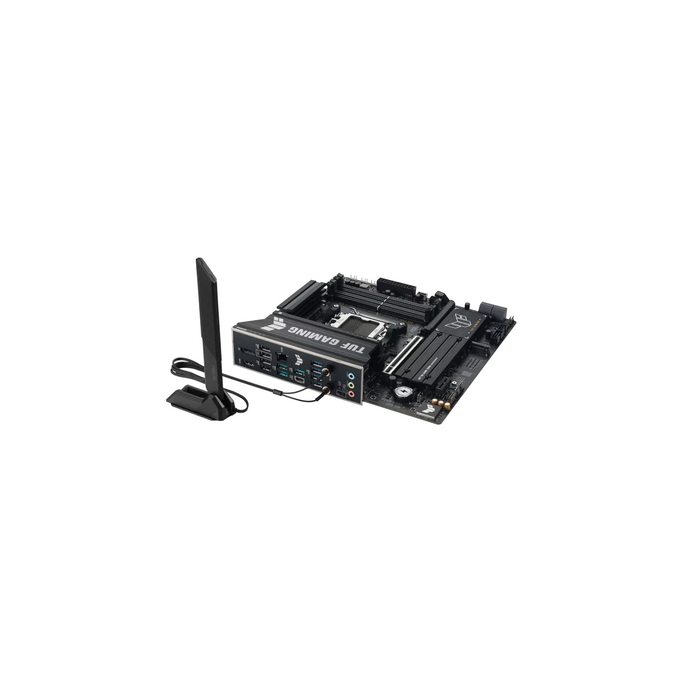 Asus TUF Gaming B850M-PLUS WIFI7 AMD AM5 DDR5 Micro ATX Anakart 8000 Dp HDMI 3x M2 Usb3.2 Gen 2x2 Wifi 7 + Bt Aura Rgb 2.5gbit Lan Matx 14+2+1 Güç Aşamaları, 1xgen5 M.2, Ready For Advanced Ai Pc - Görsel 9
