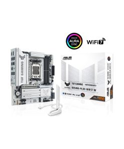 Asus TUF Gaming B850M-PLUS WIFI7 W AMD AM5 DDR5 Micro ATX Anakart 8000 Dp HDMI 3x M2 Usb3.2 Gen 2x2 Wifi 7 + Bt Aura Rgb 2.5gbit Lan Matx 14+2+1 Güç Aşamaları