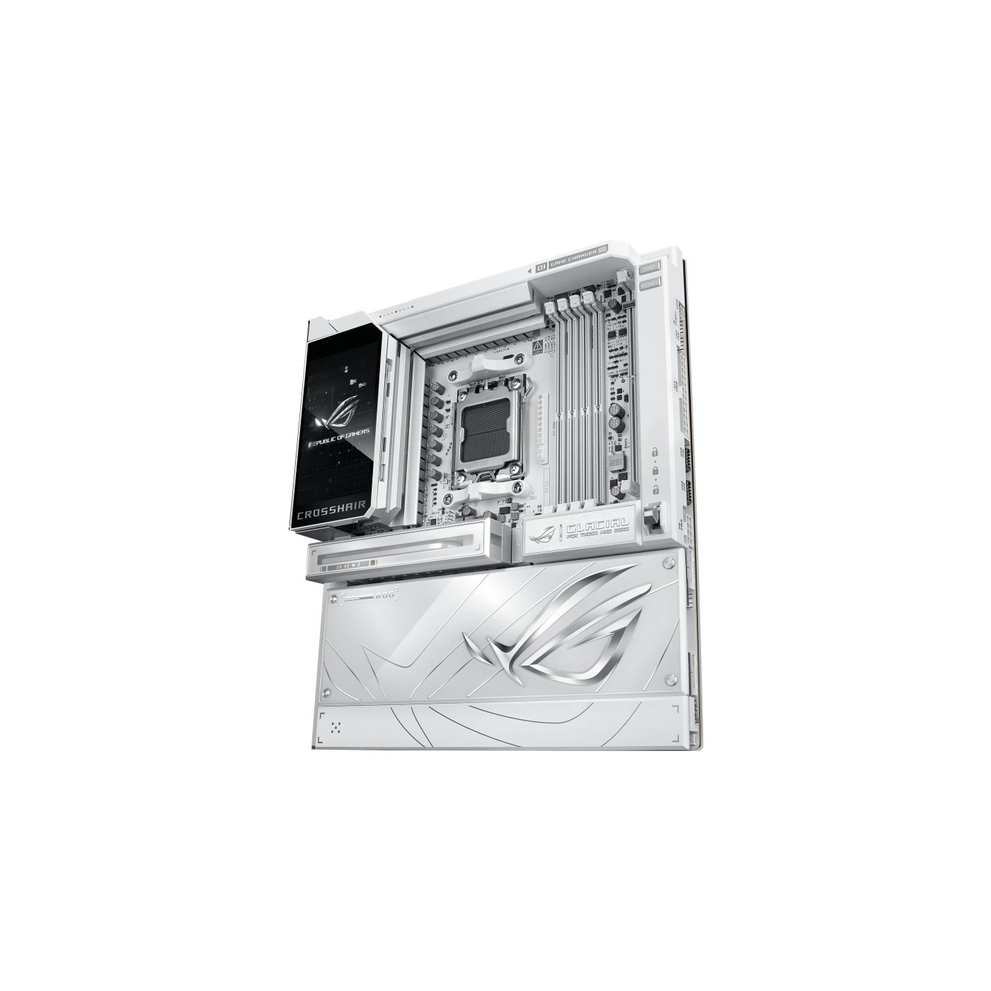 Asus Rog Crosshair X870E Glacial AM5 DDR5 8200+(OC) MHz Gaming Anakart Chipset AMD X870E - Görsel 5