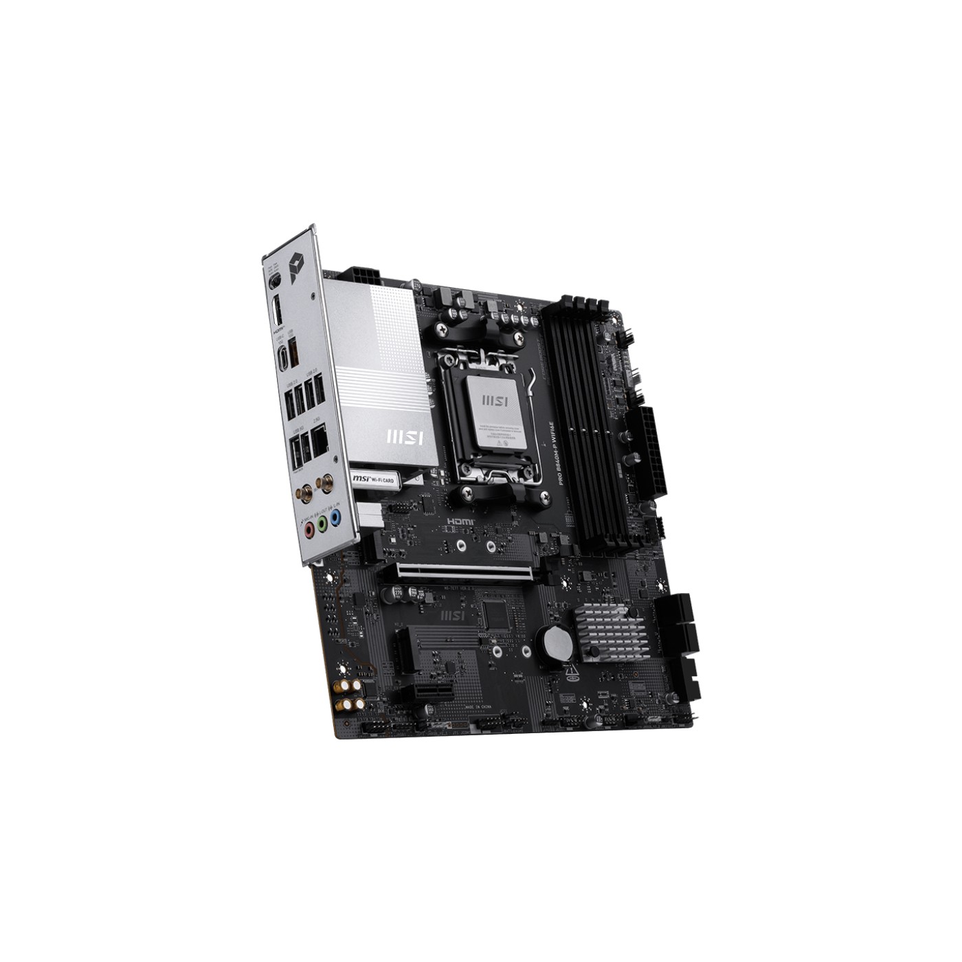 MSI Pro B840M-P WIFI6E AMD AM5 DDR5 Micro ATX Anakart - Görsel 2