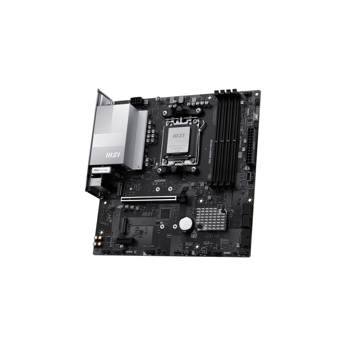 MSI Pro B840M-P WIFI6E AMD AM5 DDR5 Micro ATX Anakart - Görsel 3