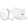 Anker B2653 45 W Beyaz Type-C to Type-C Hızlı Şarj Aleti  1.5m 5A USB-C Kablo (2'li Set)