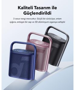 Alternative view of Anker SoundCore Motion X500 Siyah Bluetooth Hoparlör 40W - 3 Kanallı Hi-Res Ses - Ambiyans Işığı - IPX7 - 12 Saat Oynatma Süresi -Bluetooth 5.3 - LDAC - Siyah (Anker Türkiye Garantili)