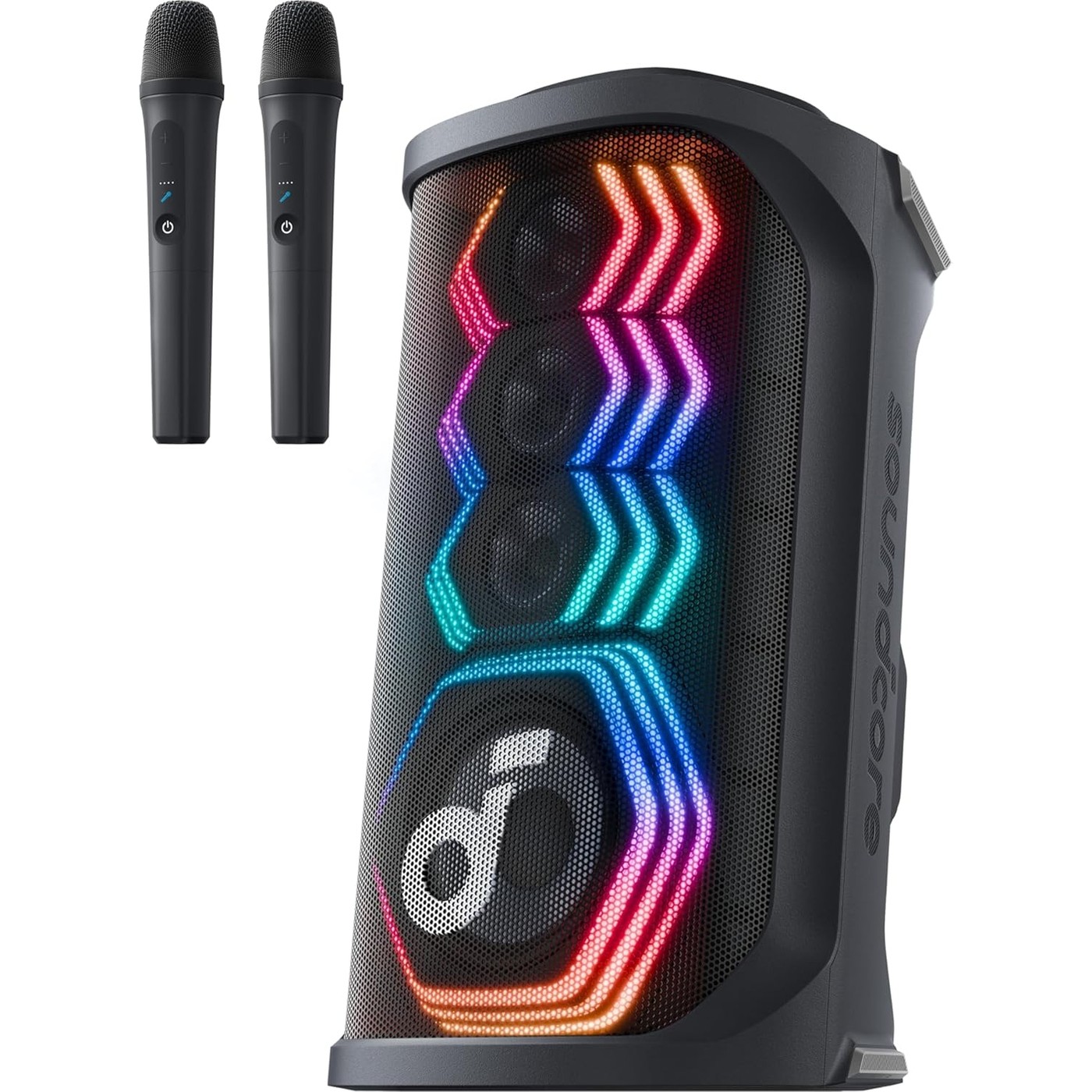 Anker SoundCore Rave 3S Mikrofonlu Bluetooth Hoparlör 200W Yapay Zeka Destekli Karaoke Parti Hoparlörü - Ritme Duyarlı Işık Gösterisi - A31A3 (Anker Türkiye Garantili) - Görsel 5
