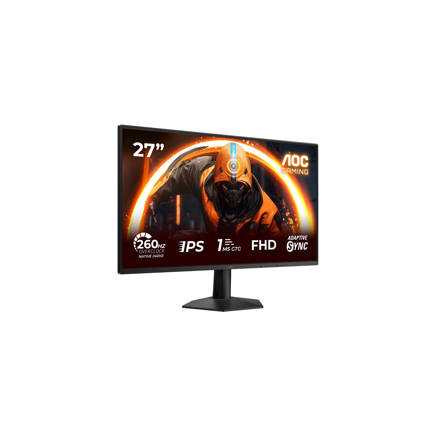 AOC 27G50Z 27" 0.3 ms Full HD IPS 240 Hz / 260 Hz OC Oyuncu Monitörü Freesync Fast IPS - Görsel 2