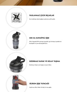 550 ml Taşınabilir Şişe