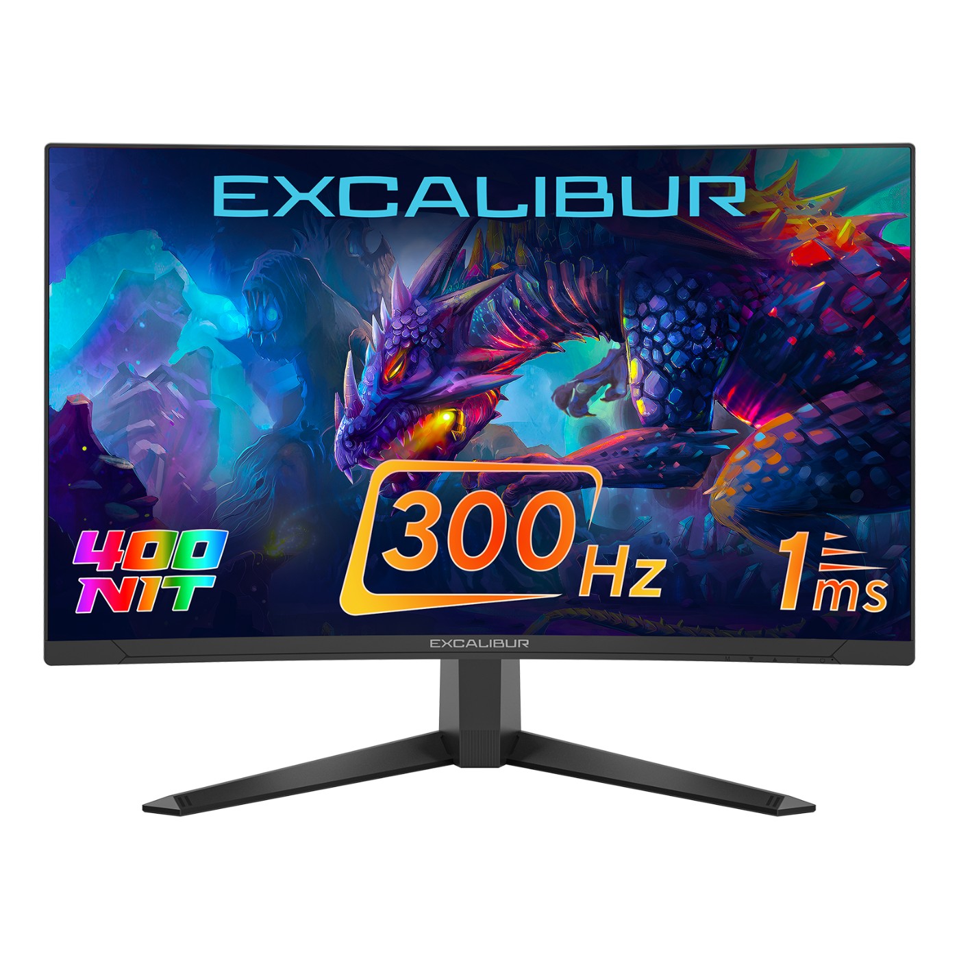 Casper Excalibur M.E27FVC-E 27" 1 ms Full HD Curved 300 Hz Oyuncu Monitörü 400NIT Fast VA HDR10