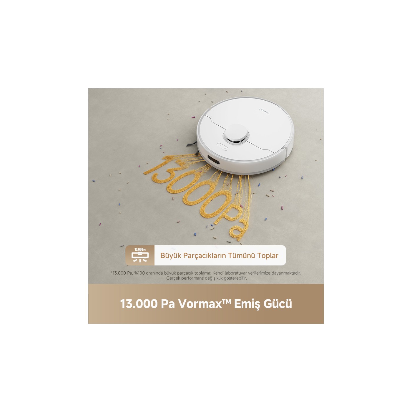 13.000PA Emiş Gücü