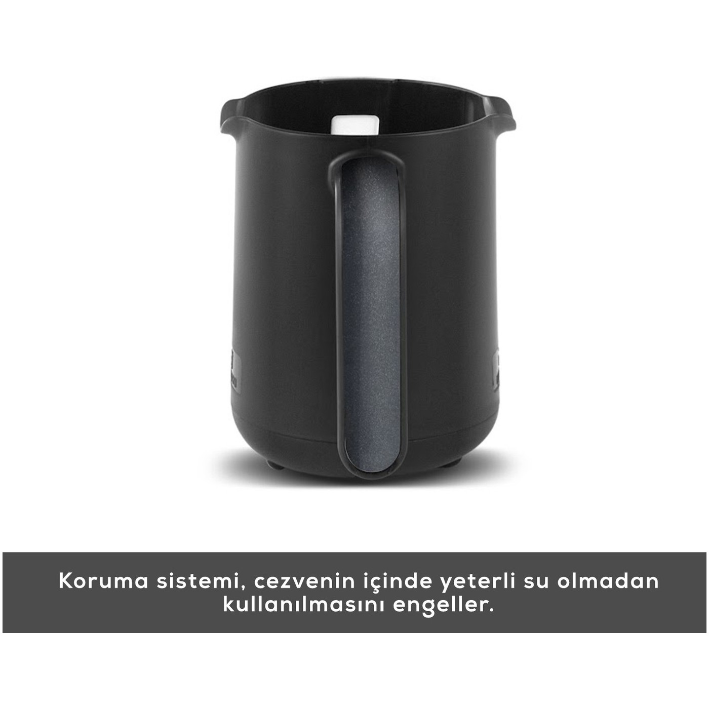 Karaca Hatır Köz Shiny Black Wave Türk Kahve Makinesi 5 Fincan Kapasiteli Bol Köpüklü - Görsel 3