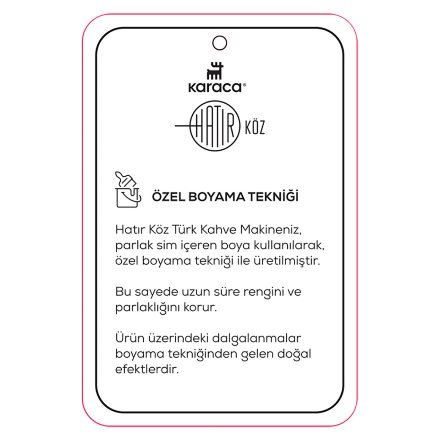 Karaca Hatır Köz Shiny Black Wave Türk Kahve Makinesi 5 Fincan Kapasiteli Bol Köpüklü - Görsel 8