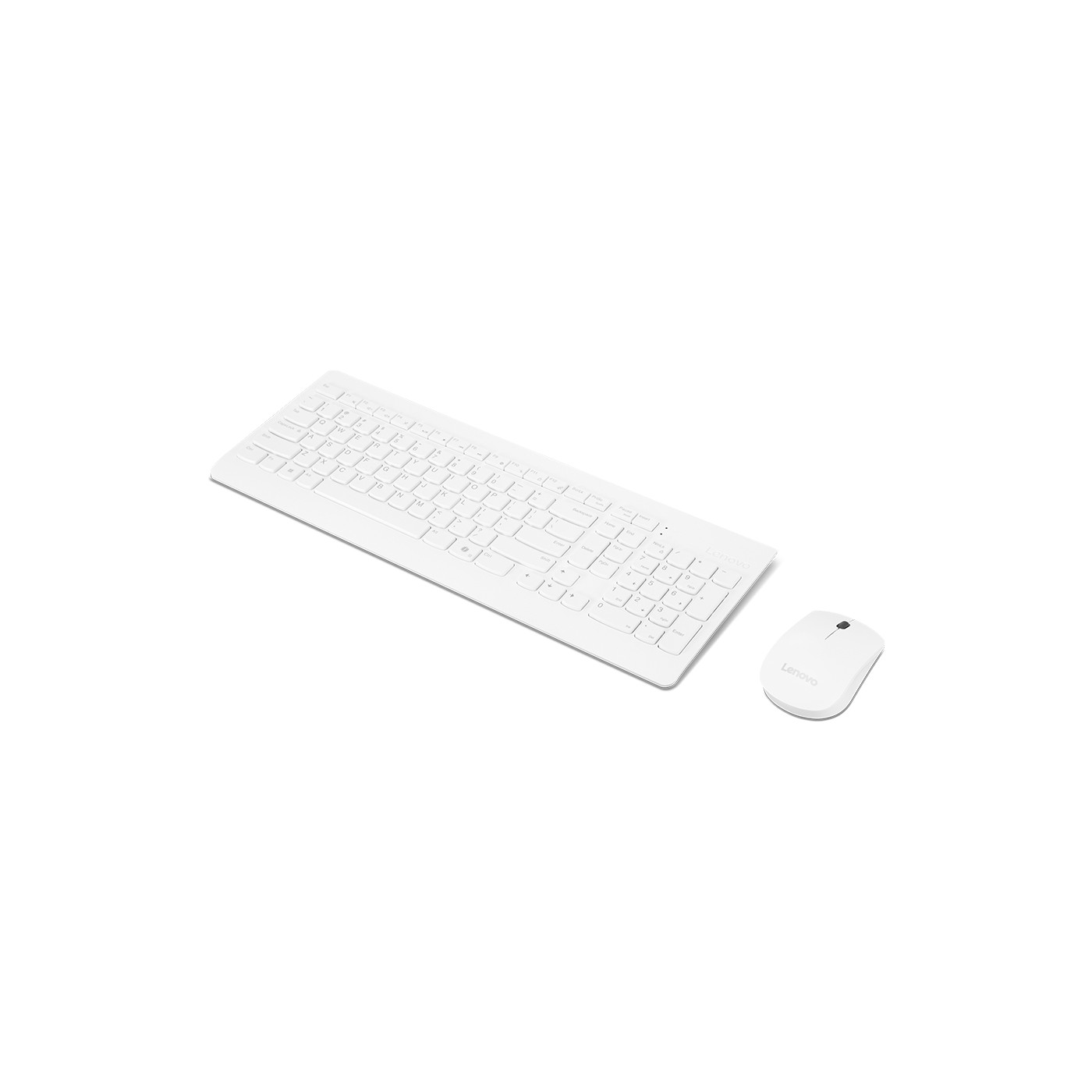 Lenovo 510 GX30W75336 Kablosuz Klavye Mouse Seti Ingilizce Beyaz - Görsel 3