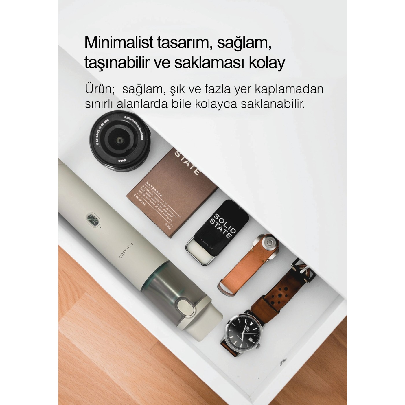 Lydsto Duo Plus Kablosuz Şarjlı El Süpürgesi ve Hava Kompresörü - Beyaz Lydsto Türkiye Garantili - Görsel 6