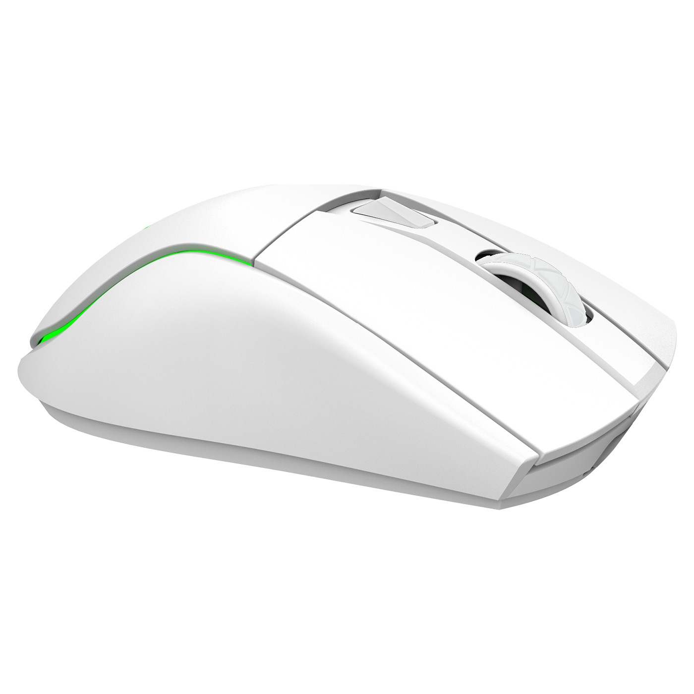 Monster Pusat Reflex Ultra Beyaz RGB Şarjlı Optik Kablosuz Oyuncu Mouse 16000 Dpı 400 IPS Yüksek Performanslı Beyaz - Görsel 3