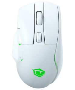 Monster Pusat Reflex Ultra Beyaz RGB Şarjlı Optik Kablosuz Oyuncu Mouse 16000 Dpı 400 IPS Yüksek Performanslı Beyaz