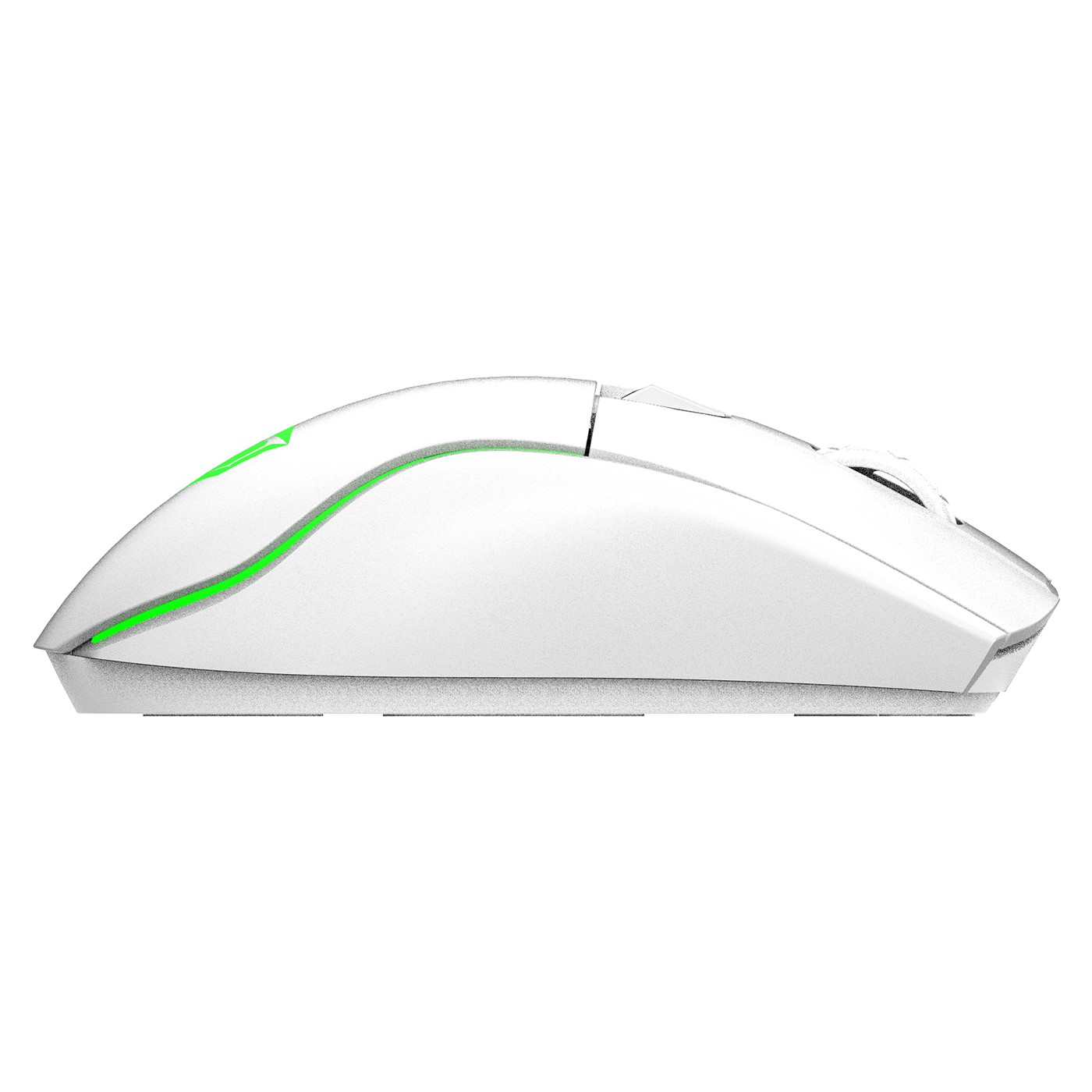Monster Pusat Reflex Ultra Beyaz RGB Şarjlı Optik Kablosuz Oyuncu Mouse 16000 Dpı 400 IPS Yüksek Performanslı Beyaz - Görsel 5