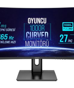 Alternative view of Warp WRP27-165-B 27" 1 ms Full HD Curved Oyuncu Monitörü 165HZ Rgb 1000R Curved (Hdmi + Display Port) Freesync + G-Sync Fhd