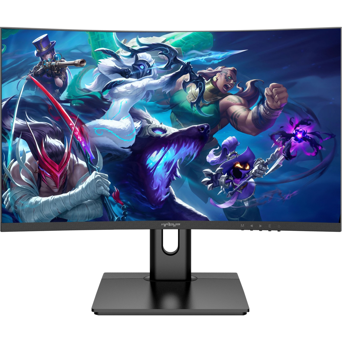 Warp WRP27-165-B 27" 1 ms Full HD Curved Oyuncu Monitörü 165HZ Rgb 1000R Curved (Hdmi + Display Port) Freesync + G-Sync Fhd - Görsel 8