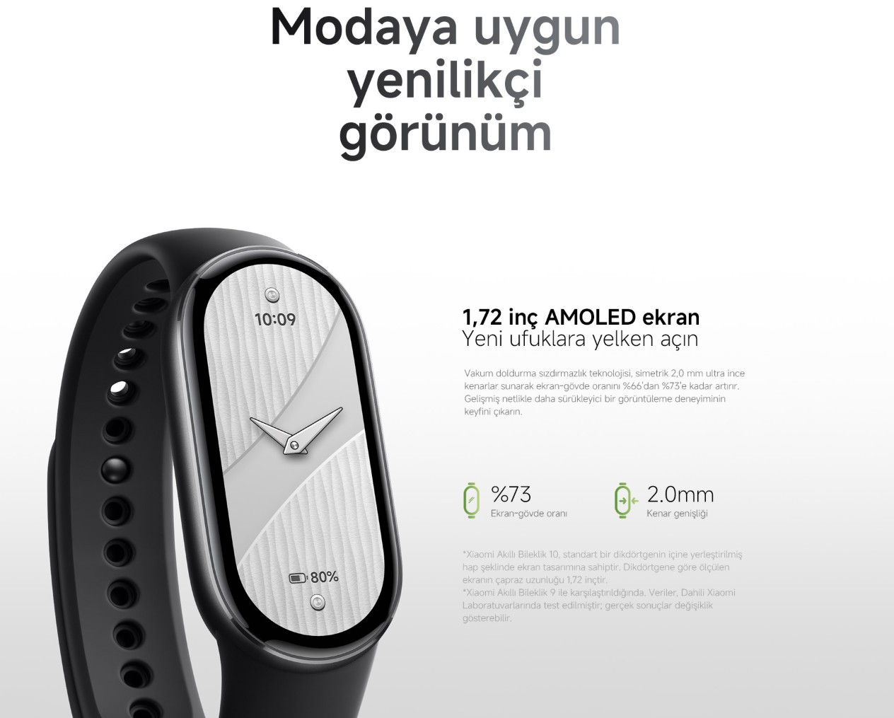Xiaomi Smart Band 10 Pembe Mystic Rose Akıllı Bileklik - Görsel 9