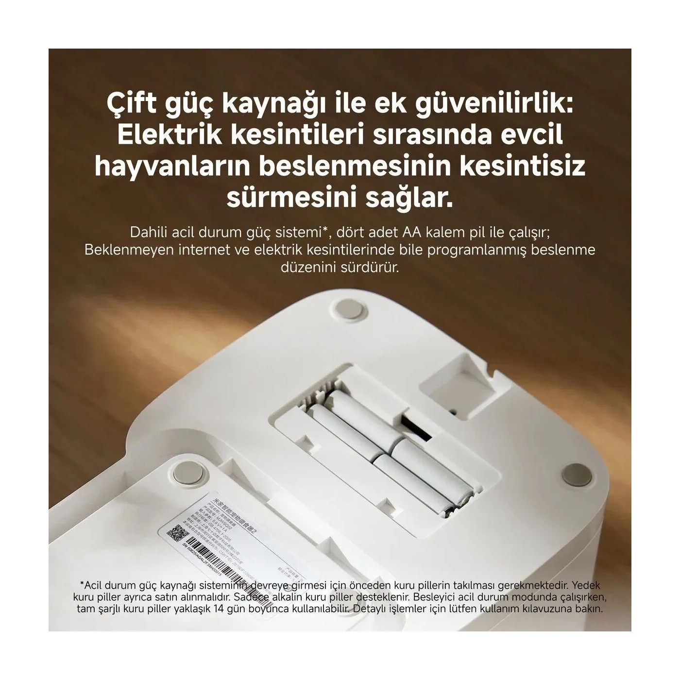 Xiaomi Smart Food Feeder 2 5 lt Akıllı Mama Kabı Kedi Ve Köpek Mama Kabı Akıllı Evcil Hayvan Besleyici - Görsel 5
